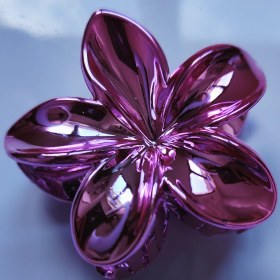 تصویر کلیپس مو براق طرح گل 