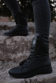 تصویر چکمه و بوت مردانه مشکی اورجینال SBronze 