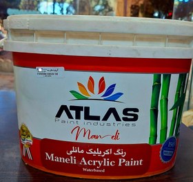 تصویر رنگ اکرلیک مانلی اطلس دبه 