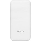 تصویر پاوربانک Adata 10W 10000mAh مدل T10000 - سفید 