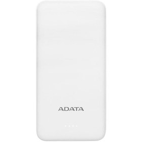 تصویر پاوربانک Adata 10W 10000mAh مدل T10000 - سفید 