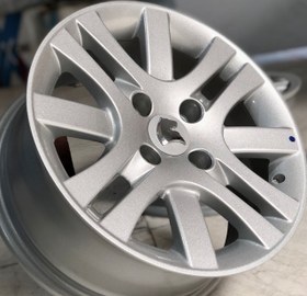 تصویر رینگ فابریک سایز۱۵ (۱۰۸×۴) نقره‌ای صلیبی (نیریز) ا Original Wheel size 15"(4×108) Silver Neyriz Original Wheel size 15"(4×108) Silver Neyriz