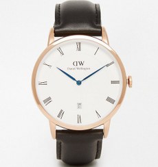 تصویر ساعت دنیل ولینگتون رزگلد مدل dapper Daniel wellington rose gold dapper watch