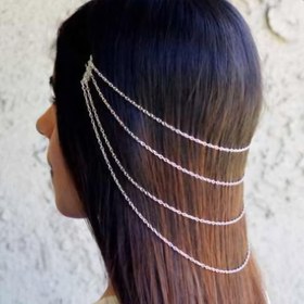 تصویر گیره مو استیل رنگ ثابت 