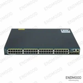 تصویر سوئیچ شبکه سیسکو 48 پورت مدل WS 2960S 48LPS L استوک Cisco Switch WS 2960S 48LPS L stock