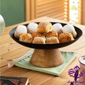 تصویر شیرینی خوری رایکا با پایه چوبی 