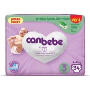 تصویر پوشک چسبی بچه جان به به سایز 3 بسته 34 عددی 