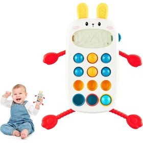 تصویر اسباب بازی کششی مونته‌سوری سیلیکونی برای نوزادان 