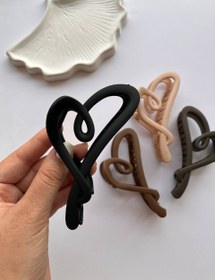 تصویر کلیپس شمعی قلبی رنگ های نود 