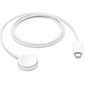 تصویر کابل شارژ مگنتی اورجینال اپل واچ با پورت USB-C Original Apple Watch magnetic charging cable with USB-C port