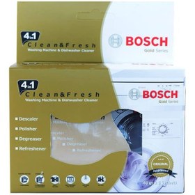 تصویر جرم گیر ماشین لباسشویی و ماشین ظرفشویی 200 گرم بوش – باکس 5 عددی – Bosch washing machine & Dishwasher cleaner 