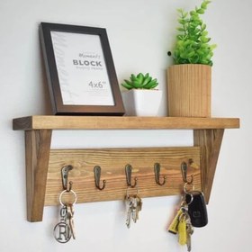 تصویر جاکلیدی چوبی دیواری1001 