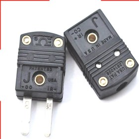 تصویر کانکتور نری مینیاتوری مشکی ترموکوپل نوع J | تمپ سیس 