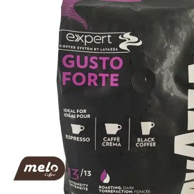 تصویر دانه قهوه لاوازا گوستو فورته پاکت 1 کیلوگرم Lavazza Gusto Forte Expert 1 kg