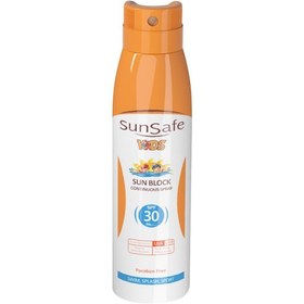 تصویر اسپری ضد آفتاب با SPF30 مناسب کودک SunSafe ا Sunsafe SunBlock Continious Spray SPF30 For kids Sunsafe SunBlock Continious Spray SPF30 For kids