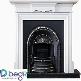 تصویر شومینه چدنی کد 105 