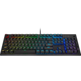 تصویر کیبورد مکانیکال گیمینگ کورسیر K60 RGB PRO Cherry MX Corsair K60 RGB PRO Cherry MX Low Profile RGB Speed Mechanical Wired Gaming Keyboard