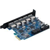 تصویر کارت PCI اکسپرس USB3 اوریکو 5 پورت 5021 کد 5530 