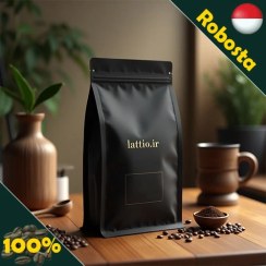 تصویر قهوه ربوستا اندونزی | پایه اسپرسو قدرتمند با کرمای غلیظ 