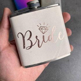 تصویر قمقمه جیبی استیل - هولوگرامی 