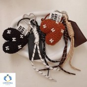 تصویر چارم بگ قلب پشمالو 