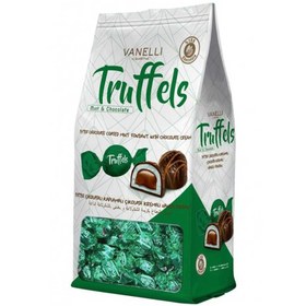 تصویر شکلات ترد نعنایی با مغز و روکش کاکائو 1 کیلوگرمیVANELLI Truffels 