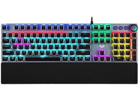 تصویر کیبورد مکانیکی گیمینگ AULA F2088 AULA F2088 Mechanical Keyboard Game Full-key Programmable Marcro Keyboard Anti-ghosting Switch Wired For Gaming Computers