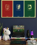 تصویر متال پوستر انیمه Attack on Titan کد N207 