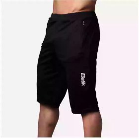 تصویر شلوارک ورزشی مشکی 