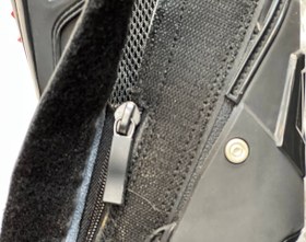 تصویر بوت ریسی موتور سواری راپیدو Rapido مشکی قرمز سایز 43 / اورجینال 