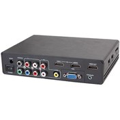 تصویر مبدل پورتهای تصویری VGA/AV/YUV/HDMI/USB به HDMI فرانت ا Faranet All to HDMI Converter Faranet All to HDMI Converter