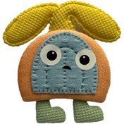 تصویر تکه دوزی طرح خرگوش انتزاعی 