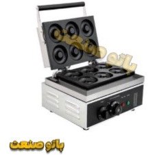 تصویر دونات ساز ۶ تایی حرفه‌ای – مدل AK-6D 