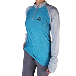 تصویر نیم زیپ فینگر - آبی 