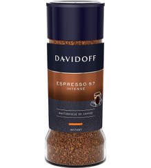 تصویر قهوه فوری دیویدف مدل اسپرسو ۵۷ وزن ۱۰۰ گرم 