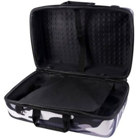 تصویر کیف ps5 طرح ارتشی 