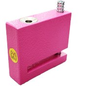 تصویر قفل دیسک موتور پایه بلند کلید سولکس سه قاف صورتی دخترانه 