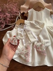 تصویر کت و سارافون دخترانه ترمه 