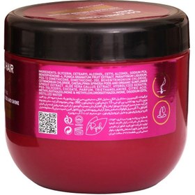 تصویر ماسک مو فری سولفات مناسب موهای رنگ شده حجم 500 میل هانادی Hanadi Free Sulfate Hair Mask 500ml