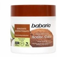 تصویر ماسک مو باباریا حاوی روغن نارگیل و آلوئه ورا 400میلی لیتر BABARIA COCONUT OIL AND ALOE VERA HYDRATING HAIR MASK 400.ML