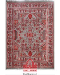 تصویر فرش تهران کلکسیون آوانگارد 1200 شانه طرح درختی دودی لاکی مسی 