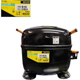 تصویر کمپرسور برودتی سکاپ مدل SC18G ظرفیت ۱/۲ اسب بخار گاز R134a 