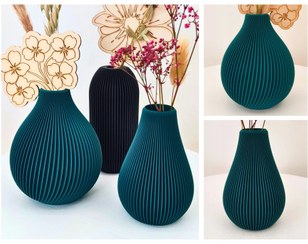 تصویر گلدان رومیزی طرح Deco Alteria(مجموعه 3 عددی) 