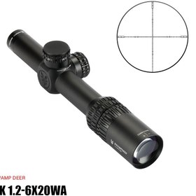 تصویر دوربین تفنگ TK 1.2-6X20 WA Black SWAMP DEER TK 1.2-6X20 WA Black