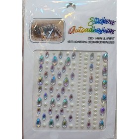 تصویر نگین ومروارید مو وناخن وارداتی (اورجینال) 