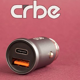 تصویر شارژر فندکی کربی مدل BE-G103 توان 55 وات Crbe BE-G103 55W Car Charger