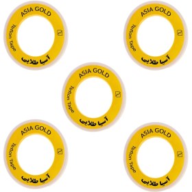 تصویر نوار تفلون آسیا طلایی - سایز: نوار تفلون آسیا کویر 