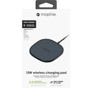 تصویر شارژر بی‌سیم mophie Universal 15W مناسب آیفون، سامسونگ و پیکسل 