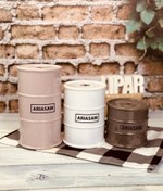 تصویر بانکه قهوه آریسام مدل بشکه سایز کوچک ۴۰۰ سی سی 