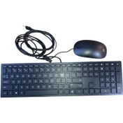 تصویر کیبورد و ماوس باسیم اچ پی مدل TPC-C300K HP TPC-C300K model wired keyboard and mouse